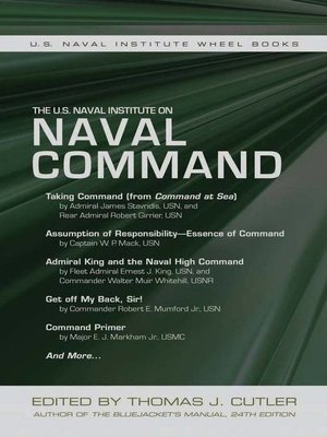 cover image of The U.S. Naval Institute on Naval Command